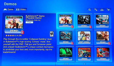 PlayStation Store PSP